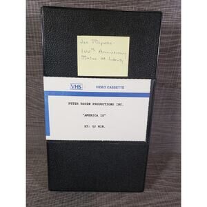 1986 Rare Video VHS Tape - Joe Raposo - "America is" Production by Peter Rosen